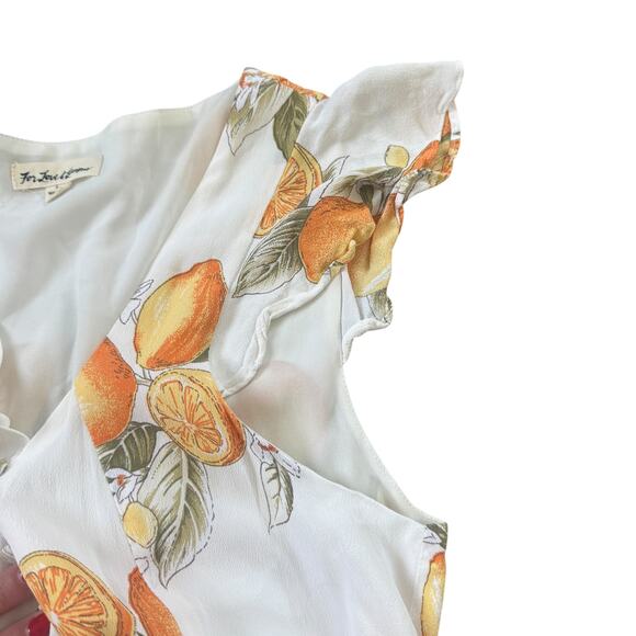 For Love & Lemons Limonada Jumpsuit Lemon Print - Picture 8 of 15